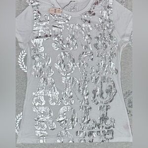 VS PINK VINTAGE BLING TEE NWT